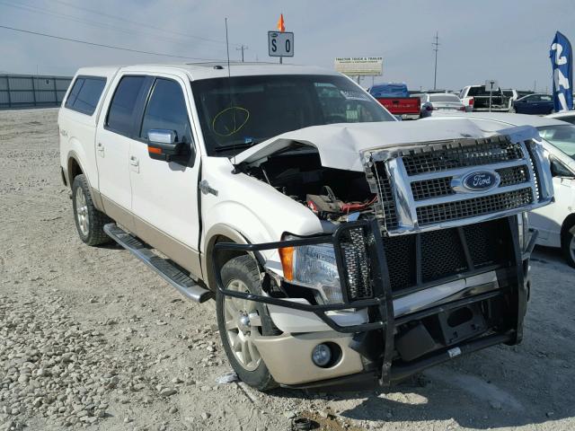 1FTFW1EV3AKB98579 - 2010 FORD F150 SUPER WHITE photo 1