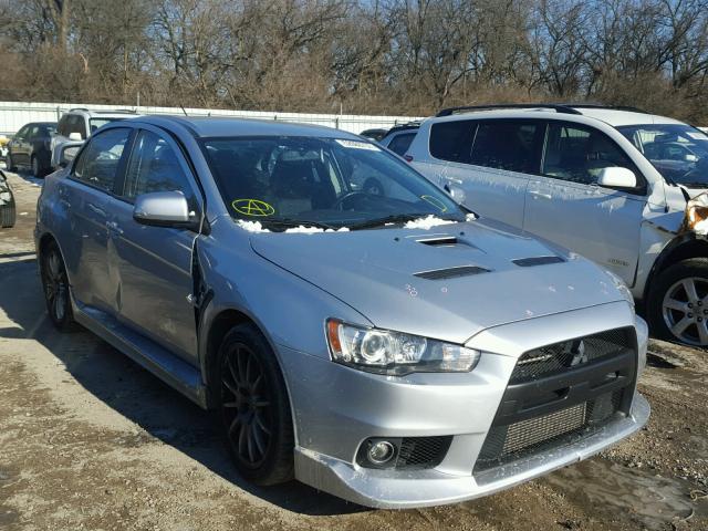 JA32W8FV4DU005272 - 2013 MITSUBISHI LANCER EVO SILVER photo 1