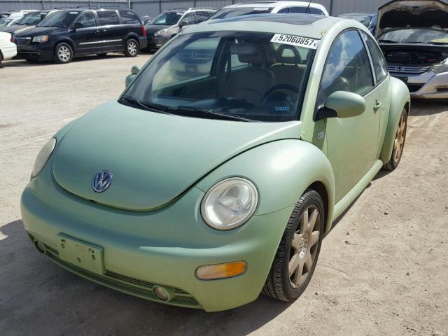 3VWDD21C32M402490 - 2002 VOLKSWAGEN BEETLE TUR 绿色 照片 2