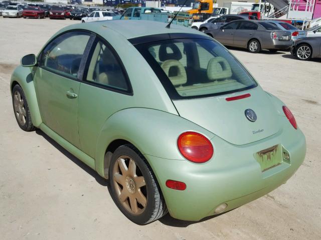3VWDD21C32M402490 - 2002 VOLKSWAGEN BEETLE TUR 绿色 照片 3