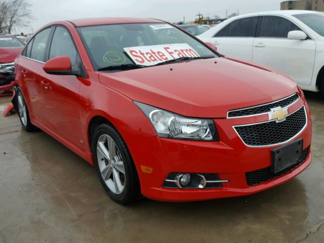 1G1PE5SB1D7233869 - 2013 CHEVROLET CRUZE LT RED photo 1