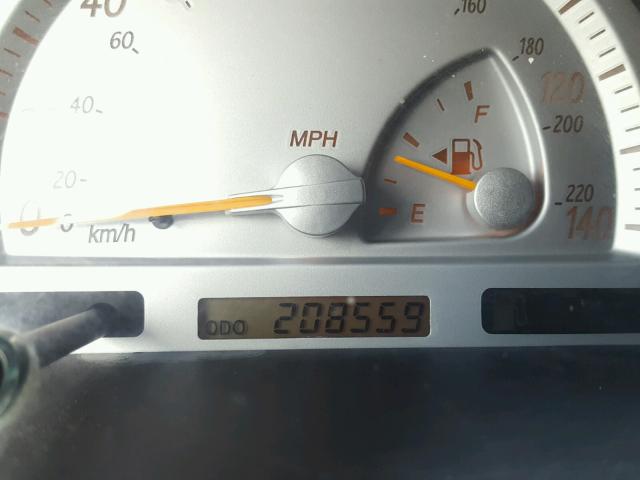 JTDBE32KX20046531 - 2002 TOYOTA CAMRY LE SILVER photo 8