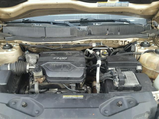 2CKDL63F366056566 - 2006 PONTIAC TORRENT GOLD photo 7