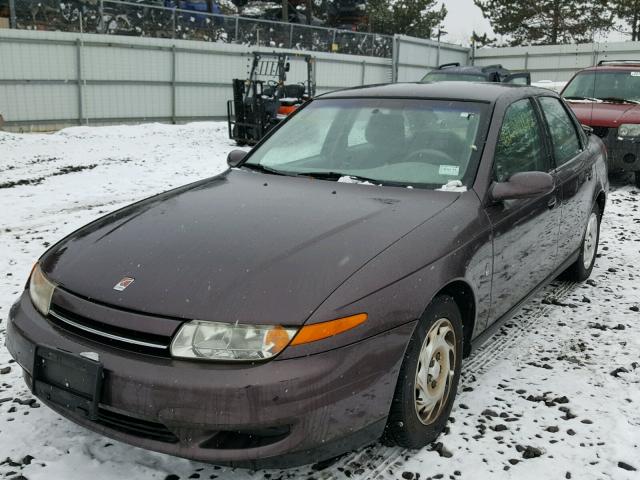 1G8JU52F7YY661796 - 2000 SATURN LS1 PURPLE photo 2