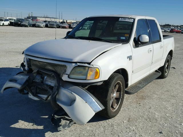 1FTRW07601KC31809 - 2001 FORD F150 SUPER WHITE photo 2