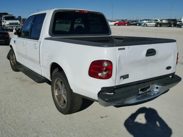 1FTRW07601KC31809 - 2001 FORD F150 SUPER WHITE photo 3