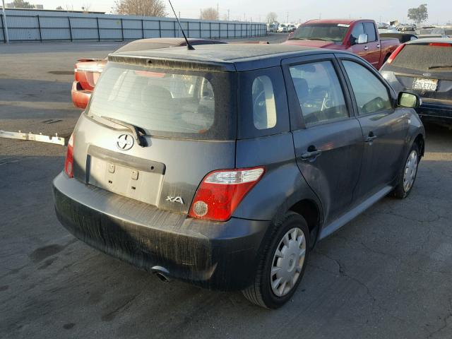 JTKKT624765018390 - 2006 TOYOTA SCION XA GRAY photo 4