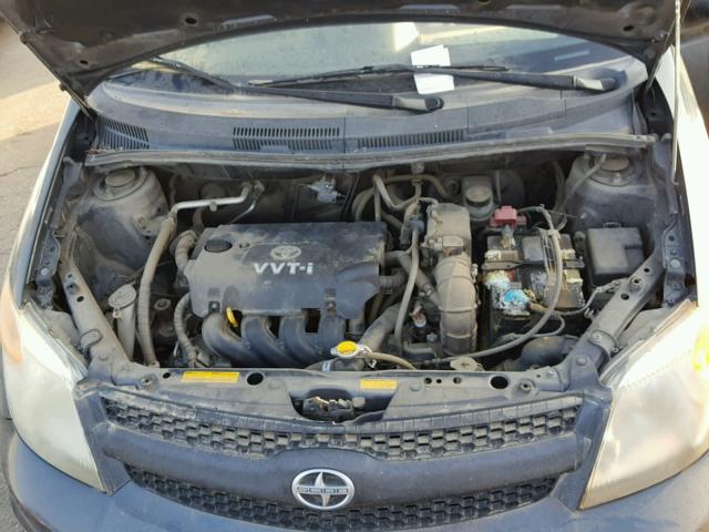 JTKKT624765018390 - 2006 TOYOTA SCION XA GRAY photo 7