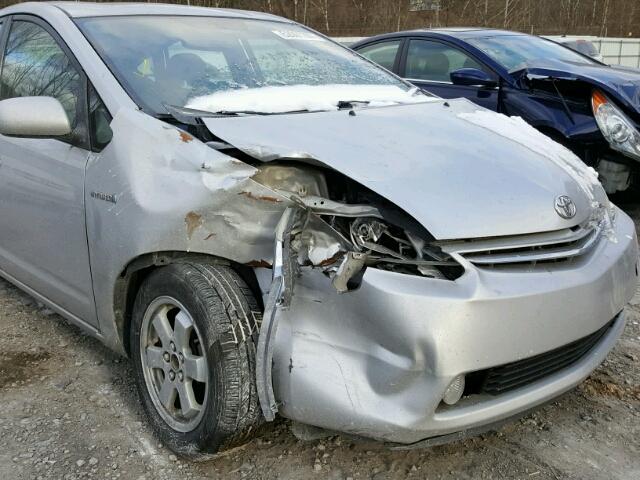 JTDKB20U767067454 - 2006 TOYOTA PRIUS SILVER photo 9