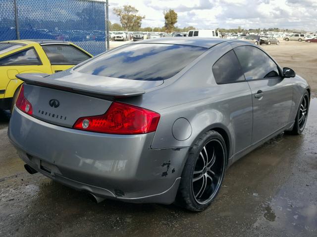 JNKCV54EX5M426228 - 2005 INFINITI G35 GRAY photo 4