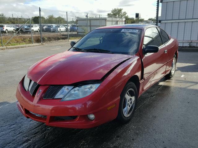 3G2JB12F75S107797 - 2005 PONTIAC SUNFIRE RED photo 2