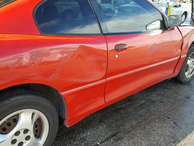 3G2JB12F75S107797 - 2005 PONTIAC SUNFIRE RED photo 9