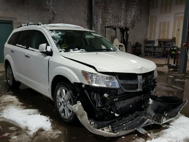 3D4GG67V39T593077 - 2009 DODGE JOURNEY R/ WHITE photo 1