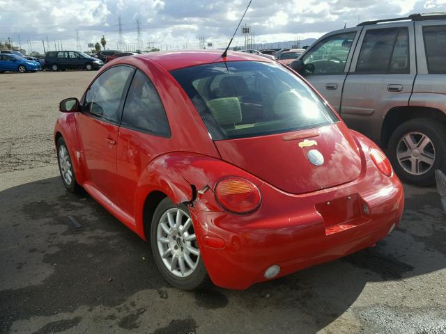 3VWCK31C75M413214 - 2005 VOLKSWAGEN NEW BEETLE RED photo 3