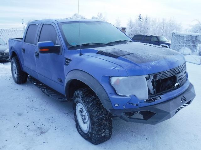 1FTFW1R62DFD31915 - 2013 FORD F150 SVT R BLUE photo 1