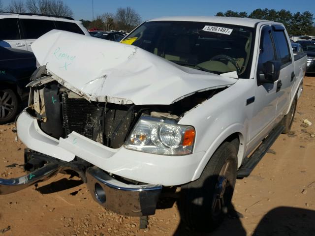 1FTPW12V98FA17836 - 2008 FORD F150 SUPER WHITE photo 2