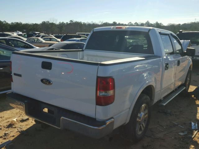 1FTPW12V98FA17836 - 2008 FORD F150 SUPER WHITE photo 4