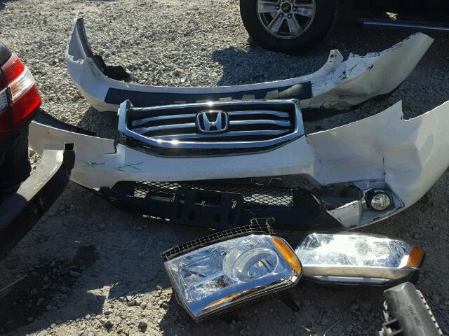 5FNYF3H50EB027680 - 2014 HONDA PILOT EXL WHITE photo 9