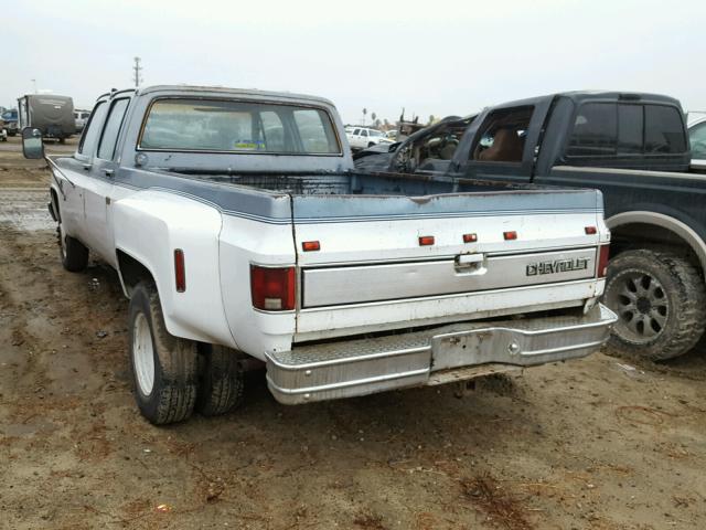 1GCHC33W2FS163001 - 1985 CHEVROLET C30 TWO TONE photo 3