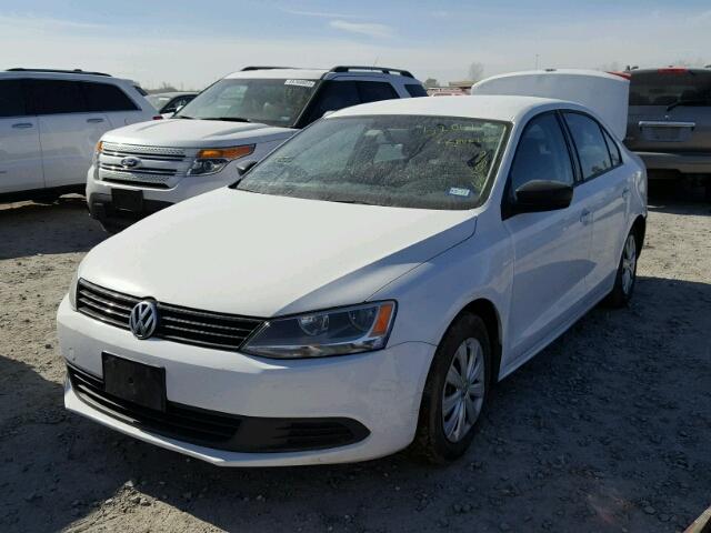 3VW2K7AJ5DM451119 - 2013 VOLKSWAGEN JETTA BASE 白色 照片 2