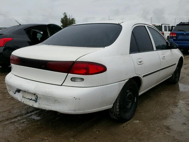 1FAFP10P2WW298359 - 1998 FORD ESCORT LX WHITE photo 4