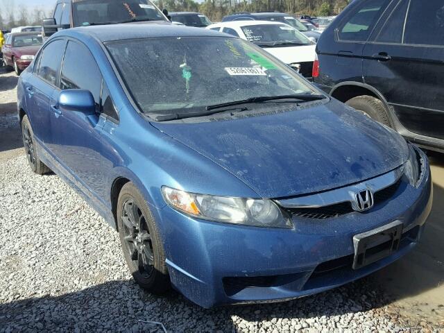 19XFA1F62BE037733 - 2011 HONDA CIVIC LX-S BLUE photo 1