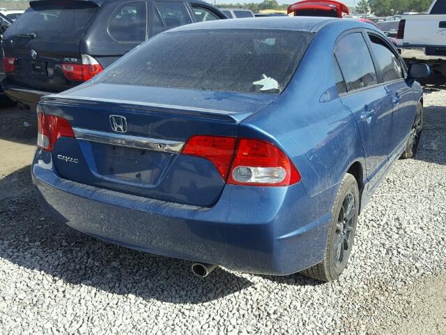 19XFA1F62BE037733 - 2011 HONDA CIVIC LX-S BLUE photo 4