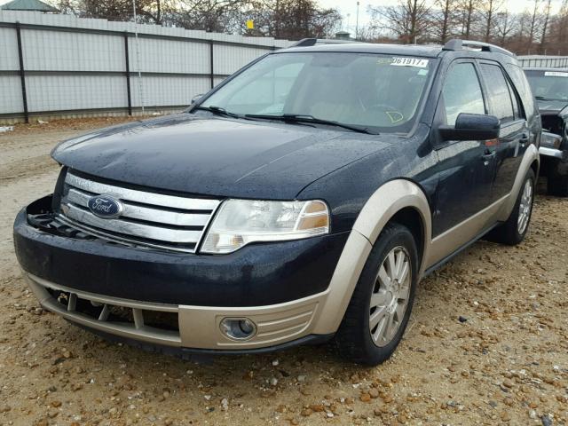 1FMDK08W98GA42833 - 2008 FORD TAURUS X E BLACK photo 2