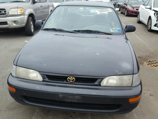 2T1BB02E4VC182911 - 1997 TOYOTA COROLLA DX BLACK photo 9