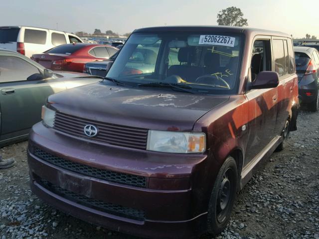 JTLKT324540139715 - 2004 TOYOTA SCION XB BLACK photo 2
