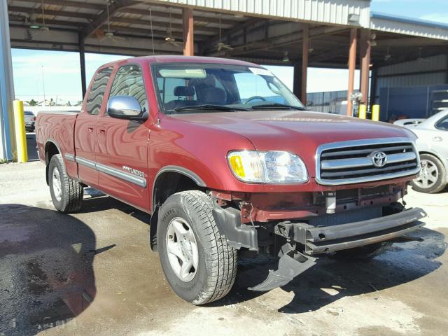 5TBRN34142S318385 - 2002 TOYOTA TUNDRA ACC BURGUNDY photo 1