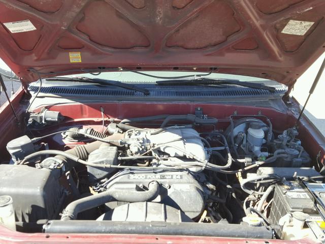 5TBRN34142S318385 - 2002 TOYOTA TUNDRA ACC BURGUNDY photo 7