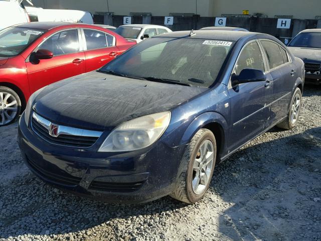 1G8ZS57B18F251683 - 2008 SATURN AURA XE BLUE photo 2