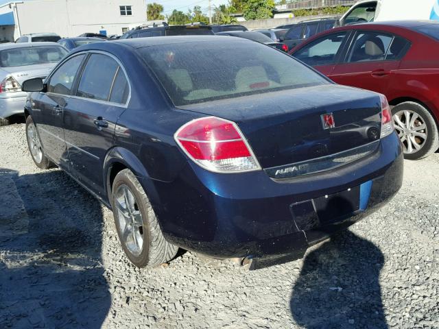 1G8ZS57B18F251683 - 2008 SATURN AURA XE BLUE photo 3