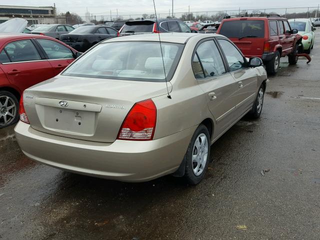 KMHDN46D46U290681 - 2006 HYUNDAI ELANTRA GL TAN photo 4