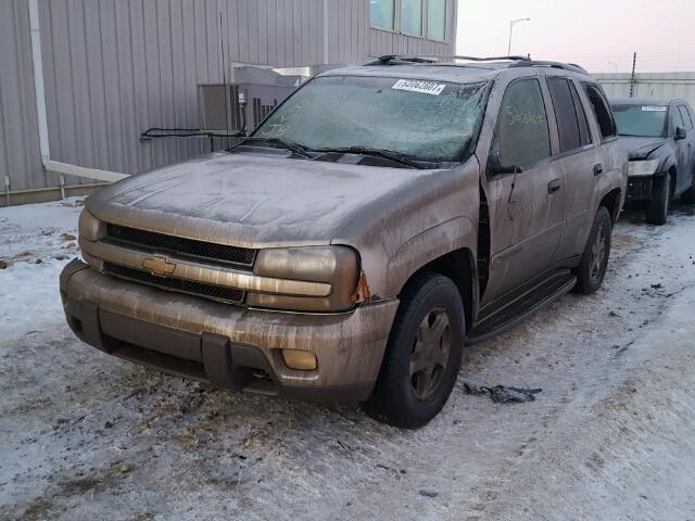 1GNDT13S132311769 - 2003 CHEVROLET TRAILBLAZE GOLD photo 2