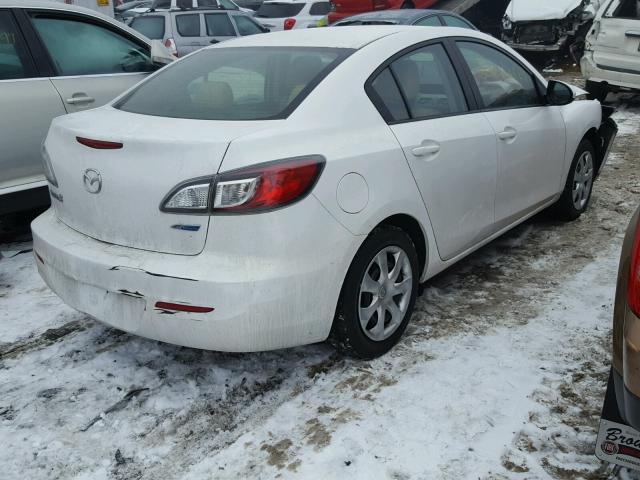 JM1BL1W76C1699286 - 2012 MAZDA 3 I WHITE photo 4