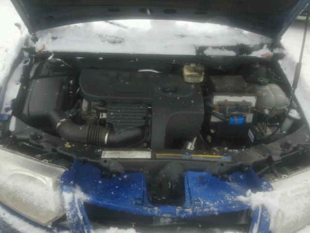 1G8AL52F65Z180768 - 2005 SATURN ION LEVEL BLUE photo 7