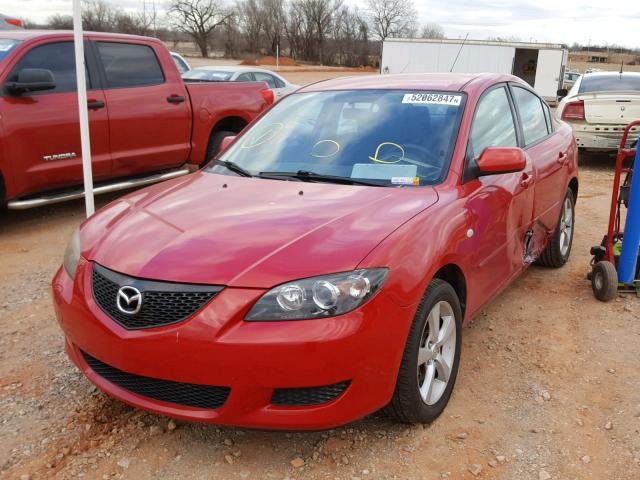 JM1BK12F141212013 - 2004 MAZDA 3 I RED photo 2