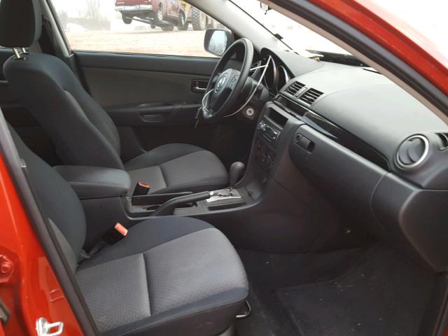 JM1BK12F141212013 - 2004 MAZDA 3 I RED photo 5