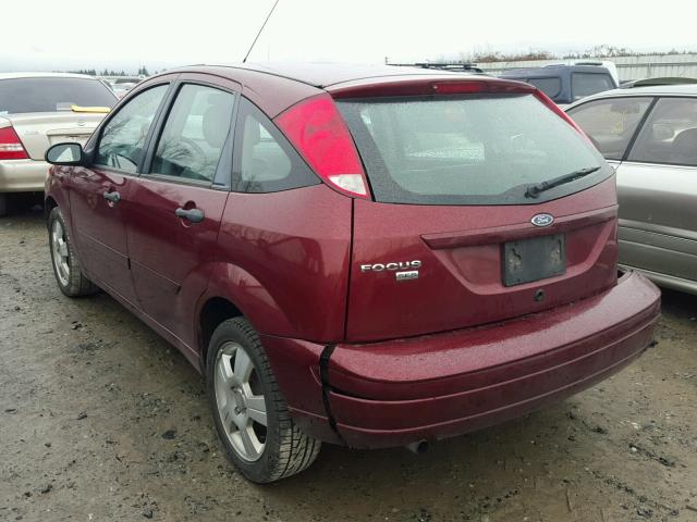 1FAFP37N76W208378 - 2006 FORD FOCUS ZX5 RED photo 3