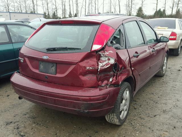 1FAFP37N76W208378 - 2006 FORD FOCUS ZX5 RED photo 4