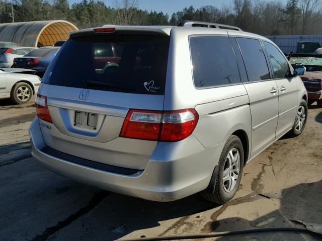 5FNRL386X6B417712 - 2006 HONDA ODYSSEY EX SILVER photo 4