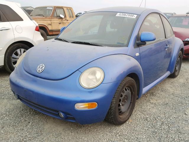 3VWCC21C2YM429896 - 2000 VOLKSWAGEN NEW BEETLE 蓝色 照片 2