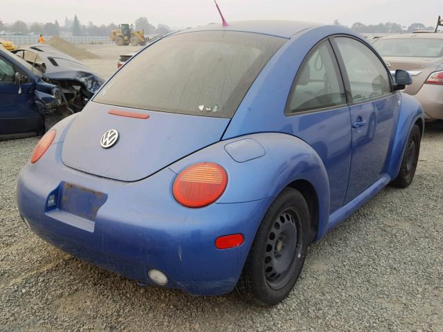 3VWCC21C2YM429896 - 2000 VOLKSWAGEN NEW BEETLE 蓝色 照片 4