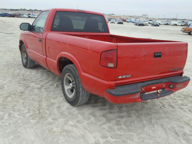 1GCCS1441YK108511 - 2000 CHEVROLET S TRUCK S1 RED photo 3