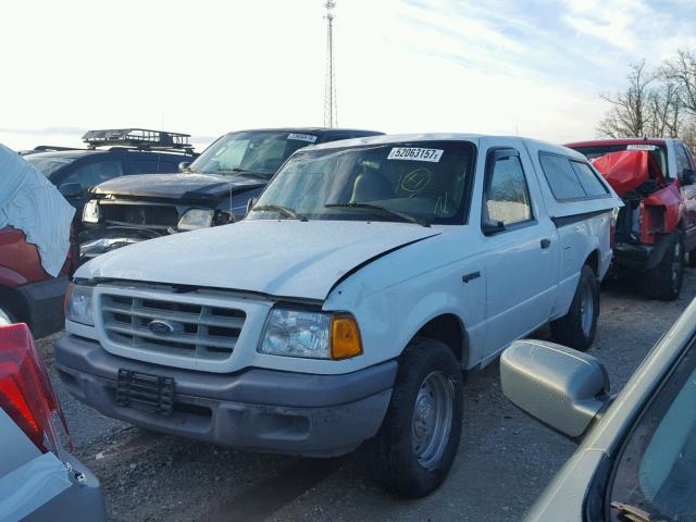 1FTYR10U93PB88059 - 2003 FORD RANGER WHITE photo 2