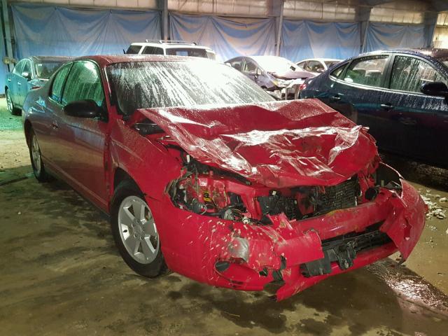 2G1WM15K969264100 - 2006 CHEVROLET MONTE CARL RED photo 1