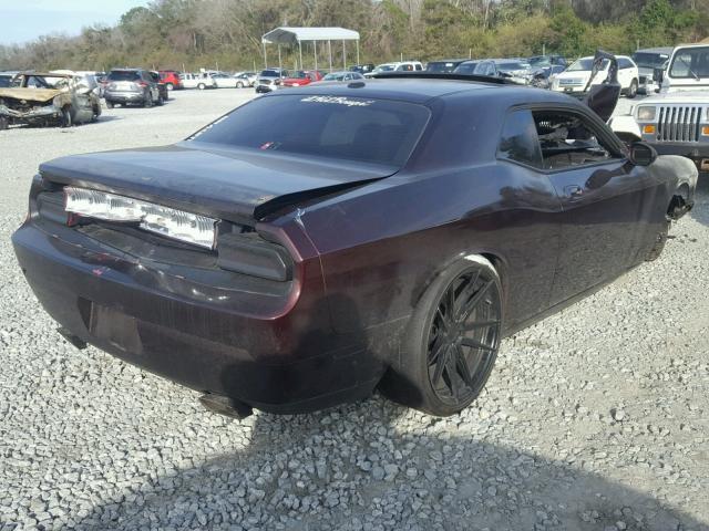 2B3LJ74W49H524523 - 2009 DODGE CHALLENGER BROWN photo 4