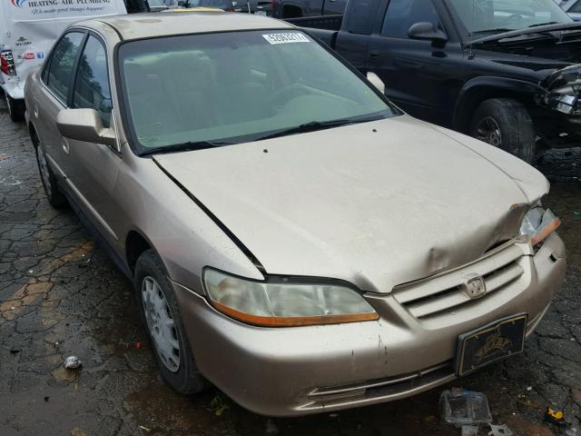 1HGCG56422A125208 - 2002 HONDA ACCORD LX TAN photo 1